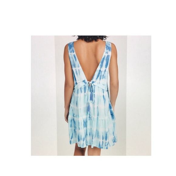 TIARE HAWAII Mini Dress One Size Mint Tie Dye - Picture 8 of 8